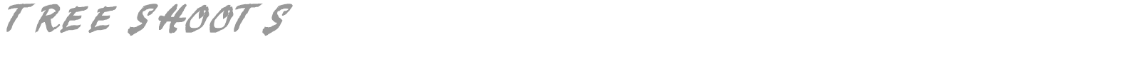 Tree Shoots font preview